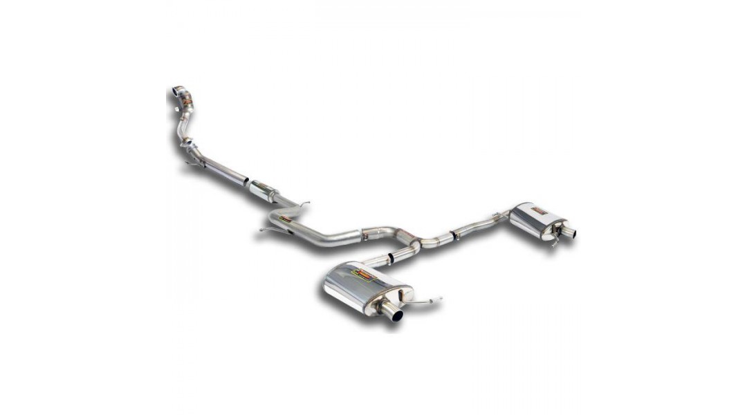 Supersprint Non-resonated Cat-back exhaust for Skoda Octavia VRs (MQB)